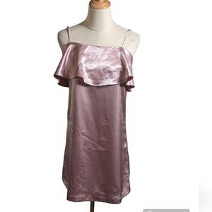 Kimchi Blue Pink Satin Mini Dress